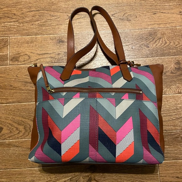 Fossil Handbags - Fossil | Fiona Chevron Tote